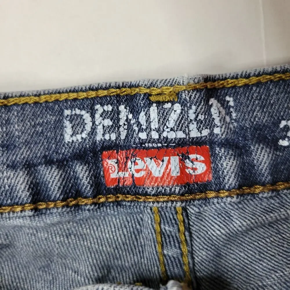 Levi's Denizen 232 Straight Leg Slim Fit Jeans Medium Wash Denim 28x30